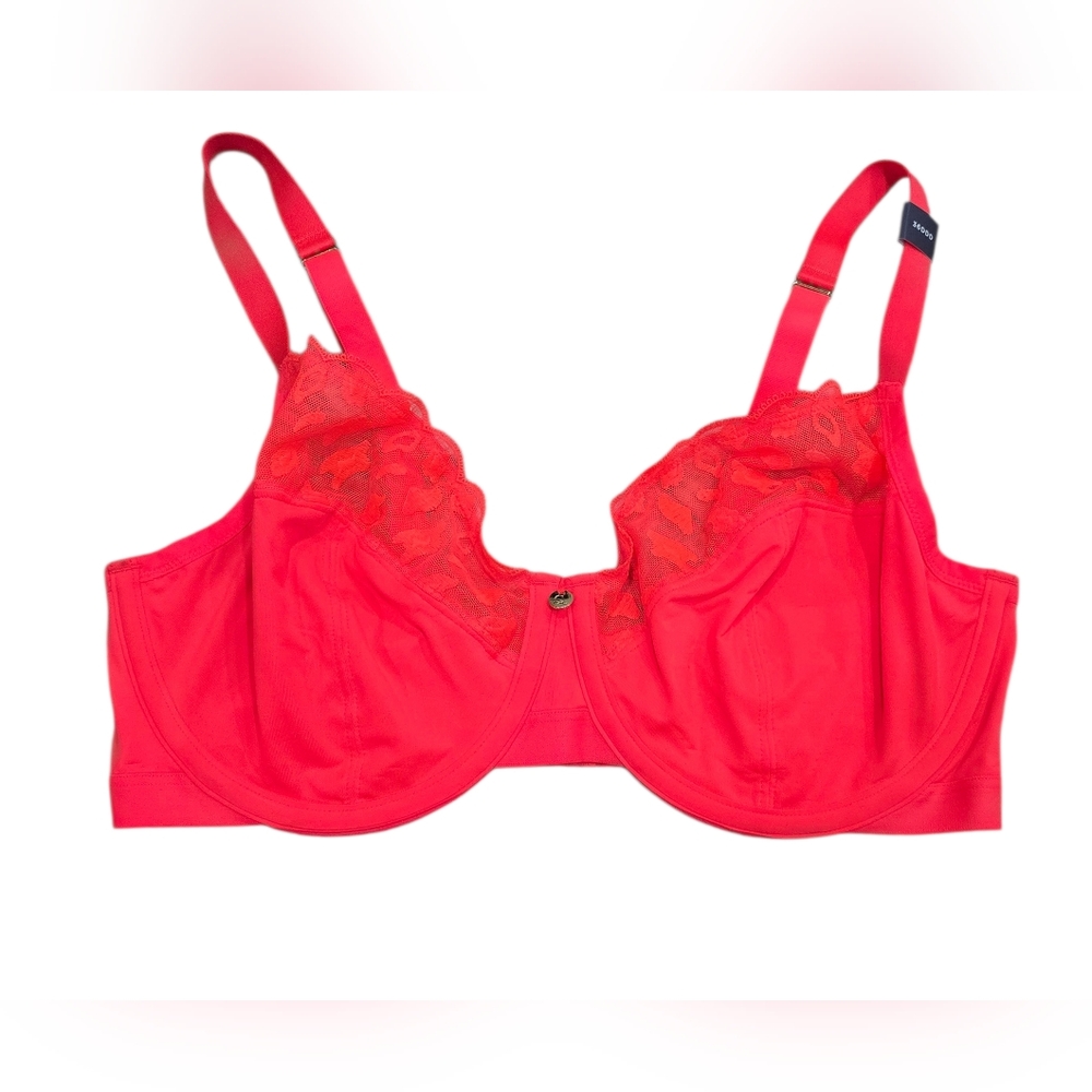 Cacique Neon Red Bra